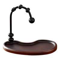 Premium Entryway Organizer with Walnut Finish Base